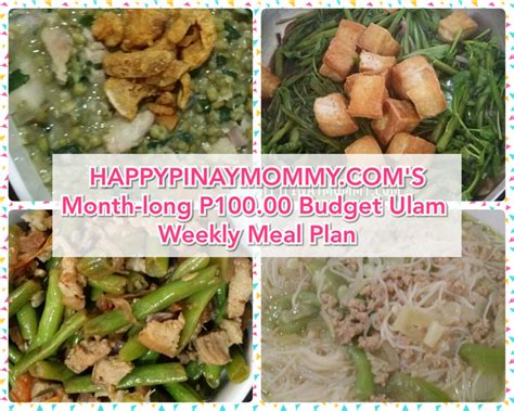 monthly food budget for 1 philippines|15 Under P200 Ulam Recipes For Meal Planning .